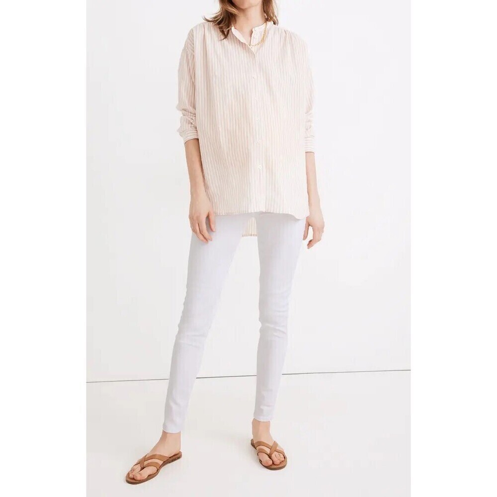 MADEWELL Maternity Skinny Jeans In white Size 24 $178